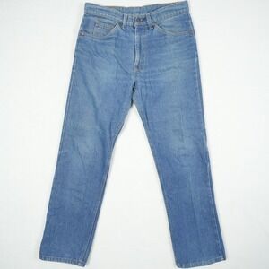 Vintage Men's Levis 509 0917 Orange Tab Blue Jeans Actual‎ 31x29 USA Distressed